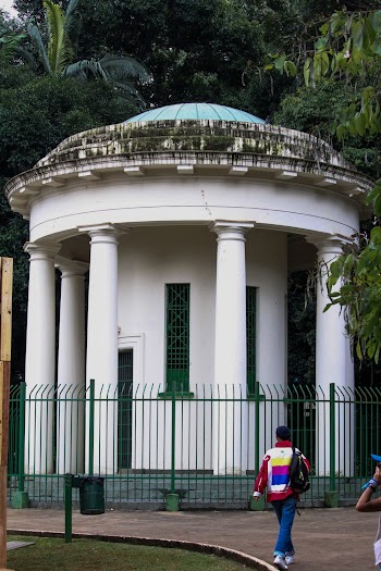 Man Near White Dome Building