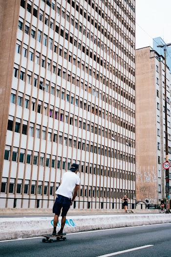Man On A Skateboard