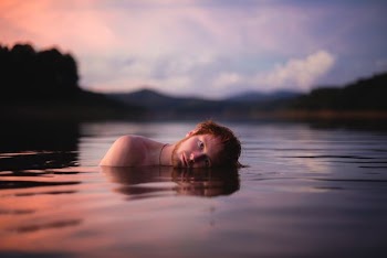 man on body of water