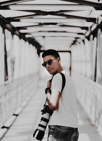 Man On Bridge
