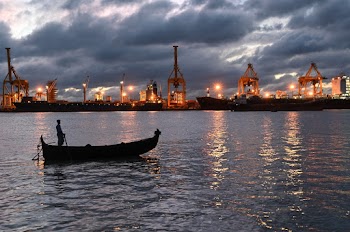 Man on Canoe