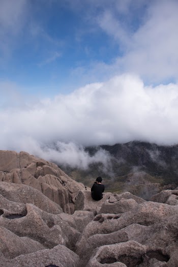 Man on Cliff