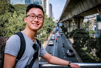 Man On Foot Bridge 