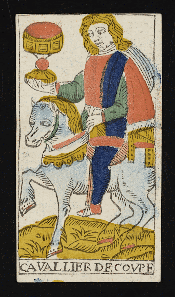 man on horseback with a chalice | Free Photo - rawpixel