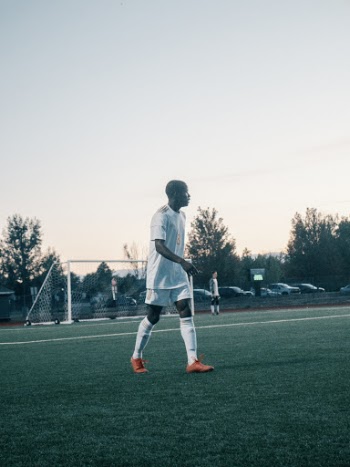 Man on Soccer Field