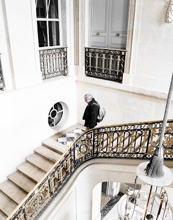 Man on Stairs
