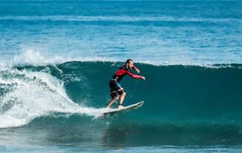 Man on Surfboard