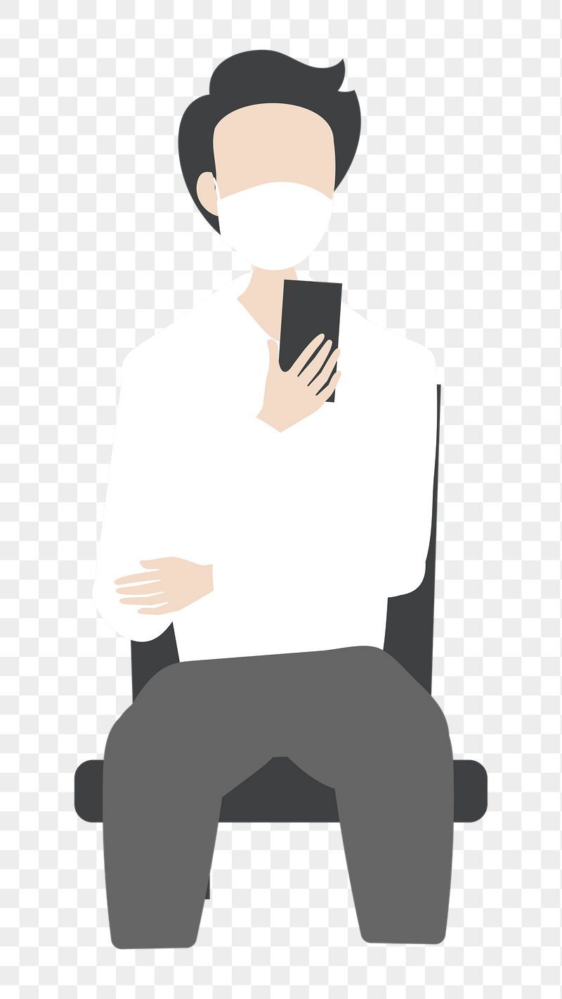 Man on video call  | Free PNG Illustration - rawpixel