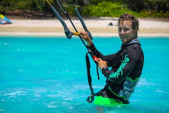 Man Paragliding