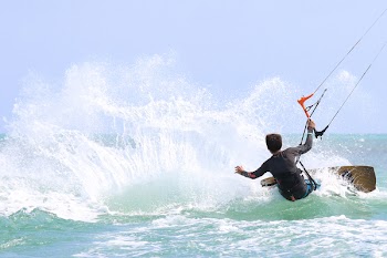 Man Performing Wakeboarding