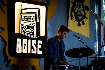 Man Playing Drums 