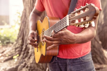 Man Playing Guitar Free Photo 