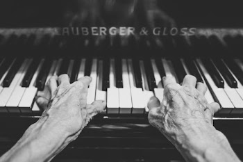 man playing piano