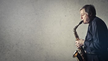 Man Playing Saxophone