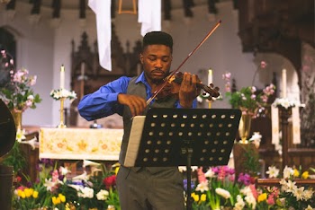 Man Playing Violin