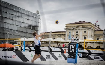 Man Playing Volleyball