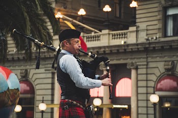Man Playing Wind Instrument