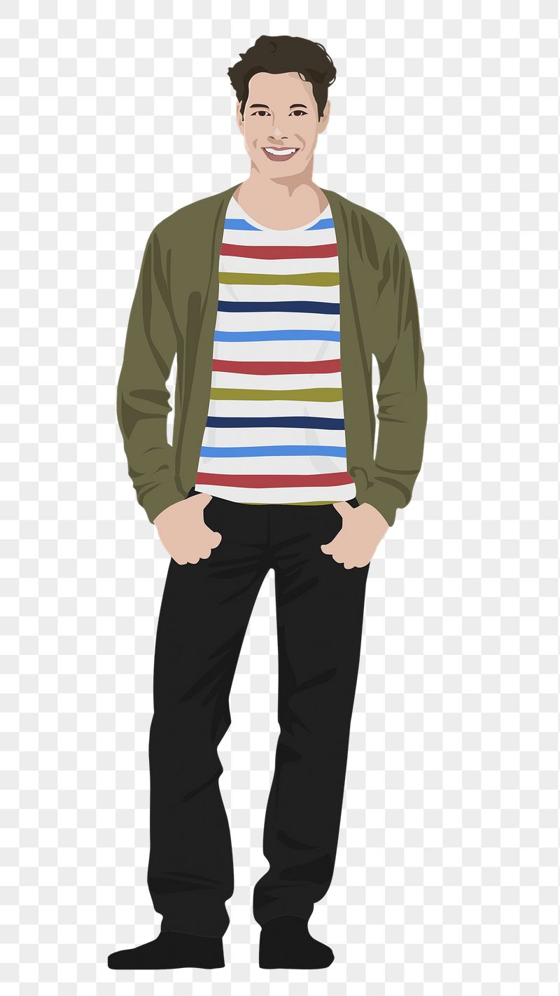 Man png sticker, full body | Free PNG - rawpixel