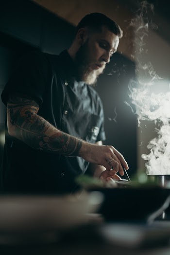 Man Preparing Food
