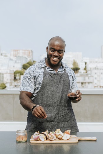 Man Preparing Food