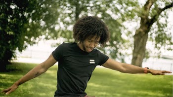 Man Raising Both Hands
