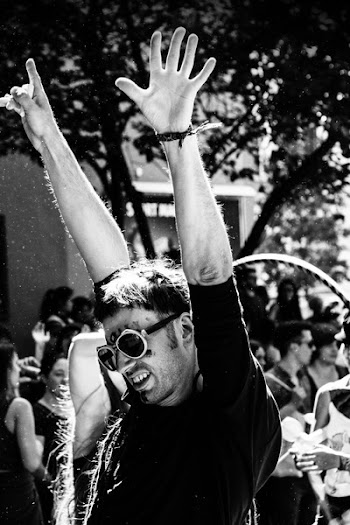Man Raising His Hands