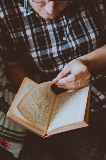 Man Reading Book
