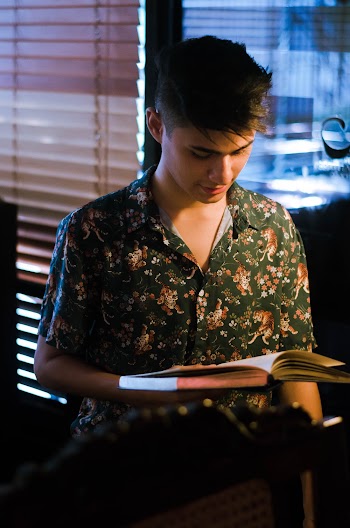 Man Reading Book