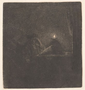 Man reading by a light | Free Photo - rawpixel