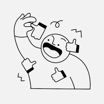 Man receiving likes clipart, social | Free Photo Illustration - rawpixel
