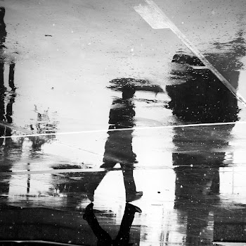 Man reflection on a wet | Free Photo - rawpixel
