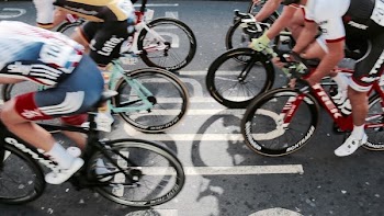man riding bicycle