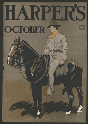 Man riding horse (1898) print | Free Photo - rawpixel