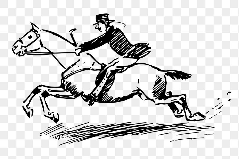 Man riding horse png sticker, | Free PNG - rawpixel