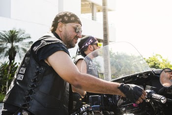 Man Riding Motorcycle