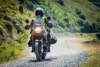 Man Riding Motorcycle