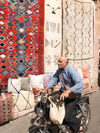 Man Riding  Motorcycle