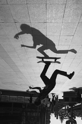 Man Riding Skateboard