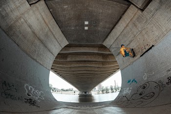 Man Riding Skateboard on Park