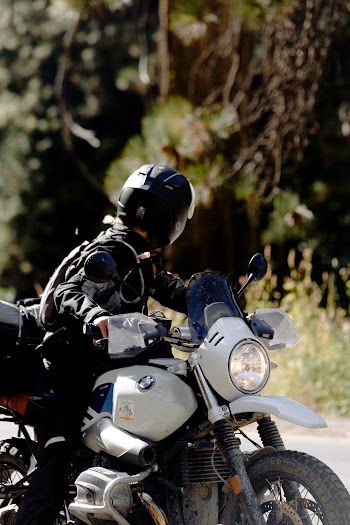 Man Riding Sports Bike