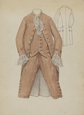 Man's Costume (c. 1936) by Marie | Free Photo - rawpixel