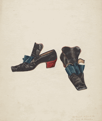 Man's Slippers (1935&ndash;1942) by Mary | Free Photo - rawpixel
