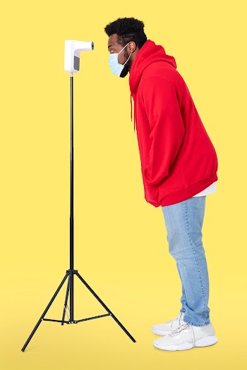 Man screening temperature during the new… | Free stock photo | High Resolution image