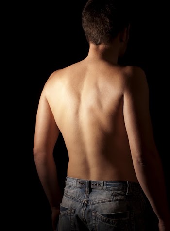 Man Showing His Back
