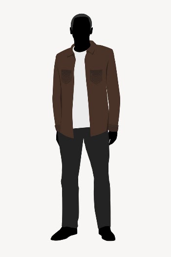 Man silhouette, full body length | Free Vector - rawpixel