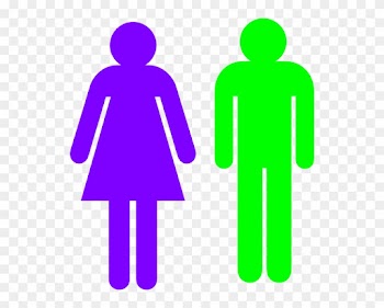 Man Silhouette Sitting - Boy And Girl Gender
