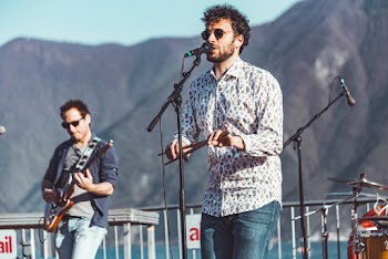 Man Singing on Microphone