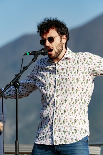 Man Singing On Stage