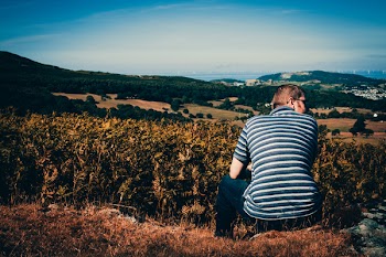 Man Sitting 