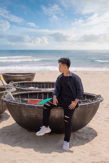 Man Sitting on Basin